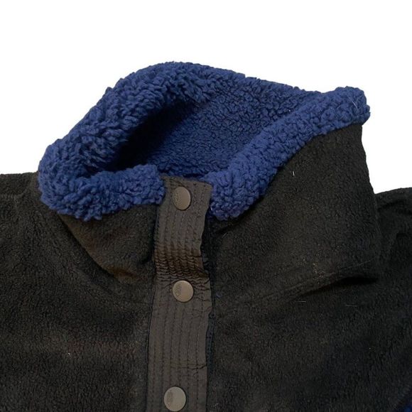 FREE PEOPLE MOVEMENT WOMENS FALL TO RISE FLEECE HALF ZIP PULLOVER NAVY MEDIUM - Picture 3 of 6